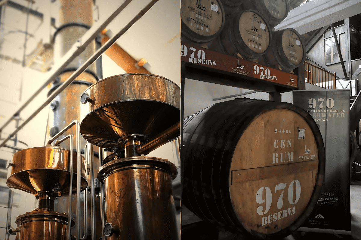 Rum production equipment and rum aging cask