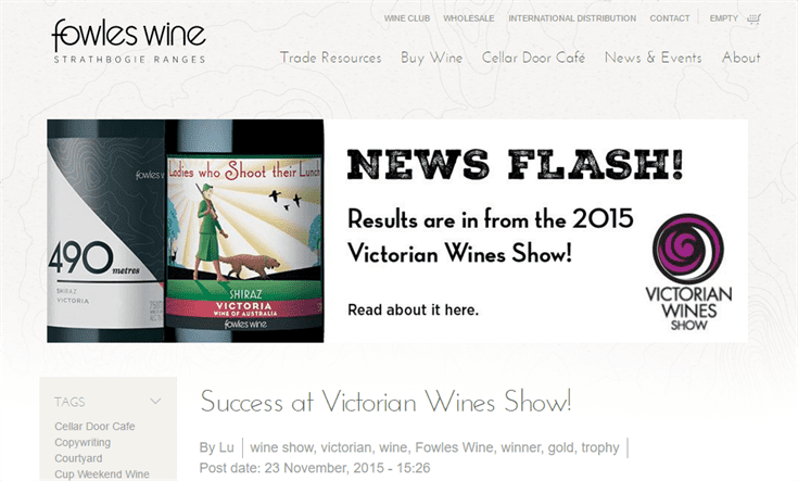 wine news